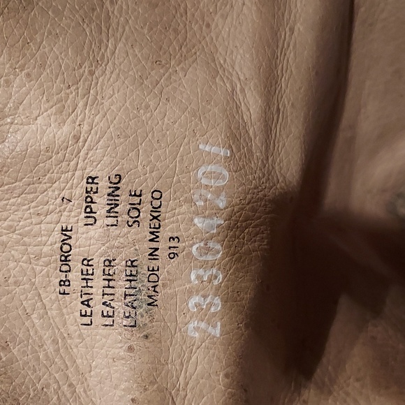 Freebird drove brown distressed boots size 7 - Picture 16 of 16